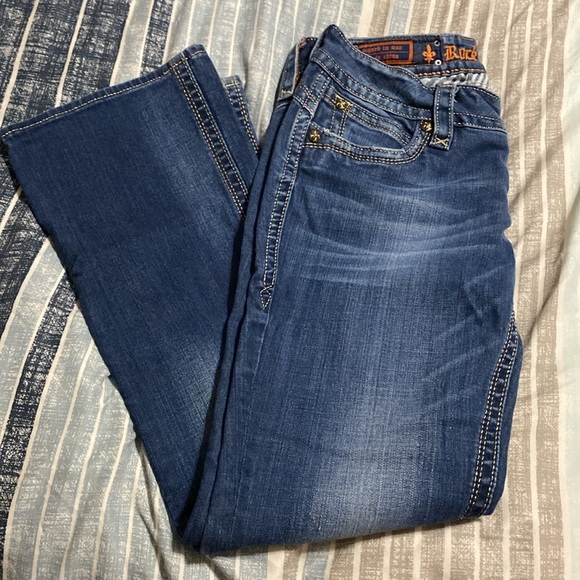 Rock Revival Women's Blue Jeans 29 waist - Picture 2 of 5